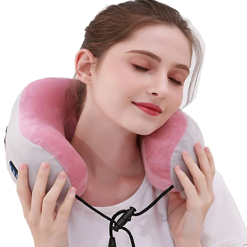 Kneading Shiatsu Electric U shaped Neck Massage Pillow acupuncture neck massage massage machines neck shoulder