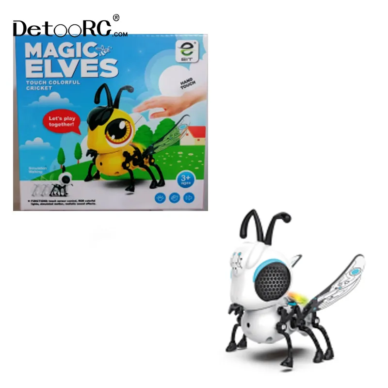 Detoo Stem Diy robot diy robot elves for kids singing dancing robot pet educational toy diy simple building blocks