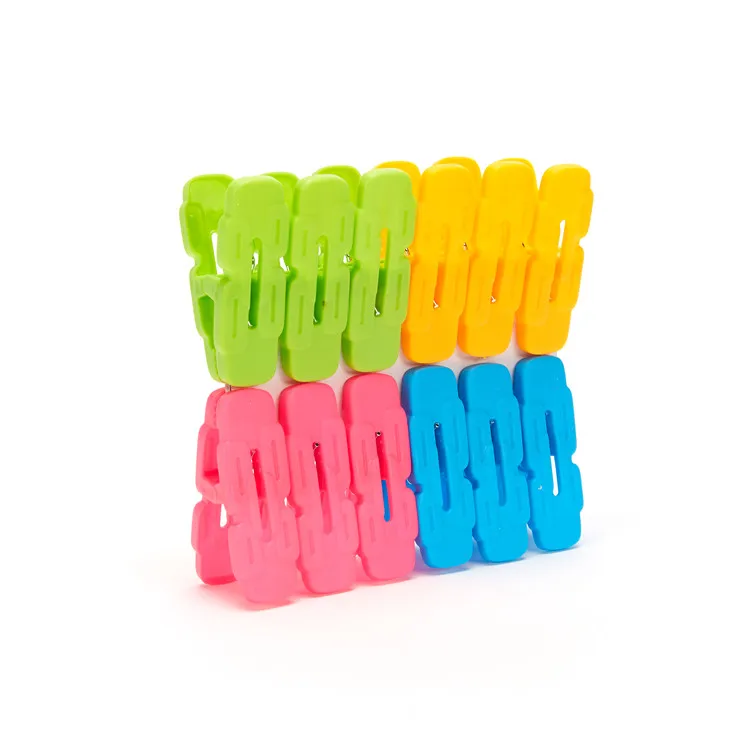 High Quality Non-Slip Metal and Iron Clothespins for Clothing Shoes Bags Food for Household Use in Kitchen