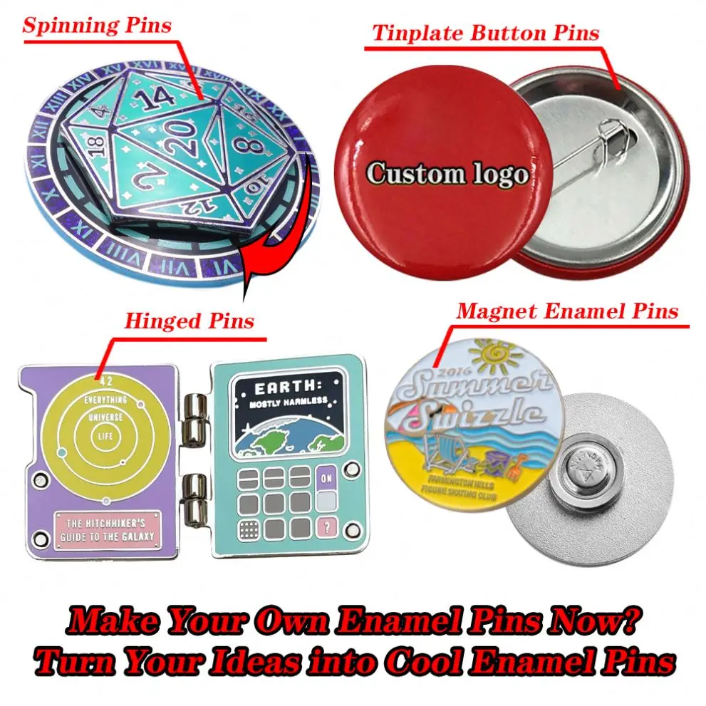 Factory wholesale custom enamel pin metal crafts car lapel pins badge