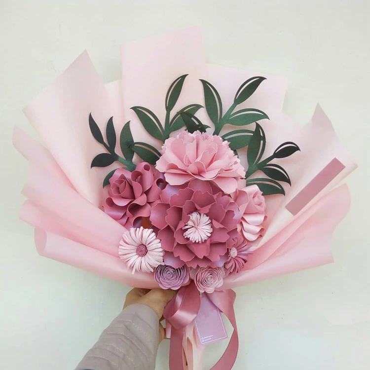 Wholesale High quality Waterproof Decorative Flower wrapping Paper For Gift Basket