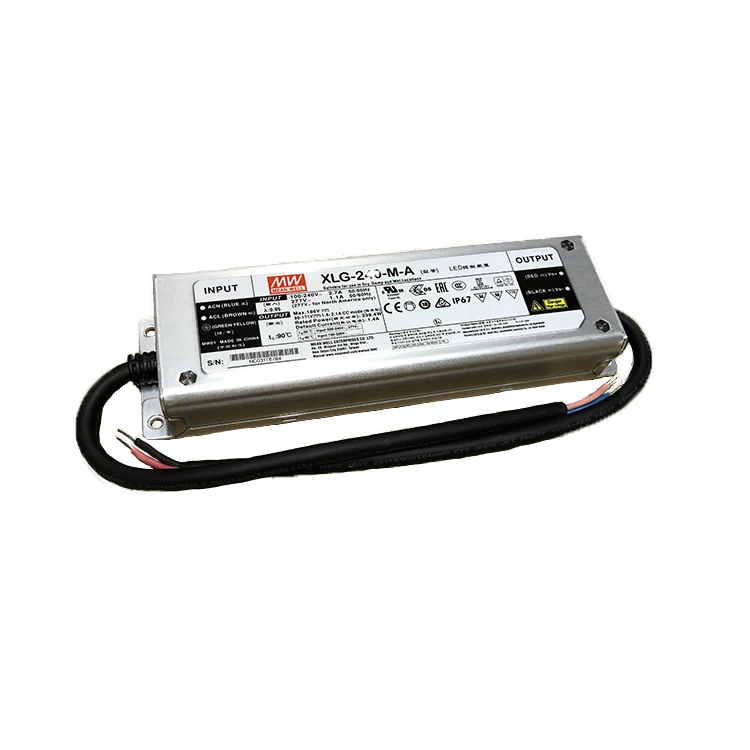 Mean Well XLG-240-H AC To DC 27V To 56V Waterproof LED Driver Meanwell 240W XLG