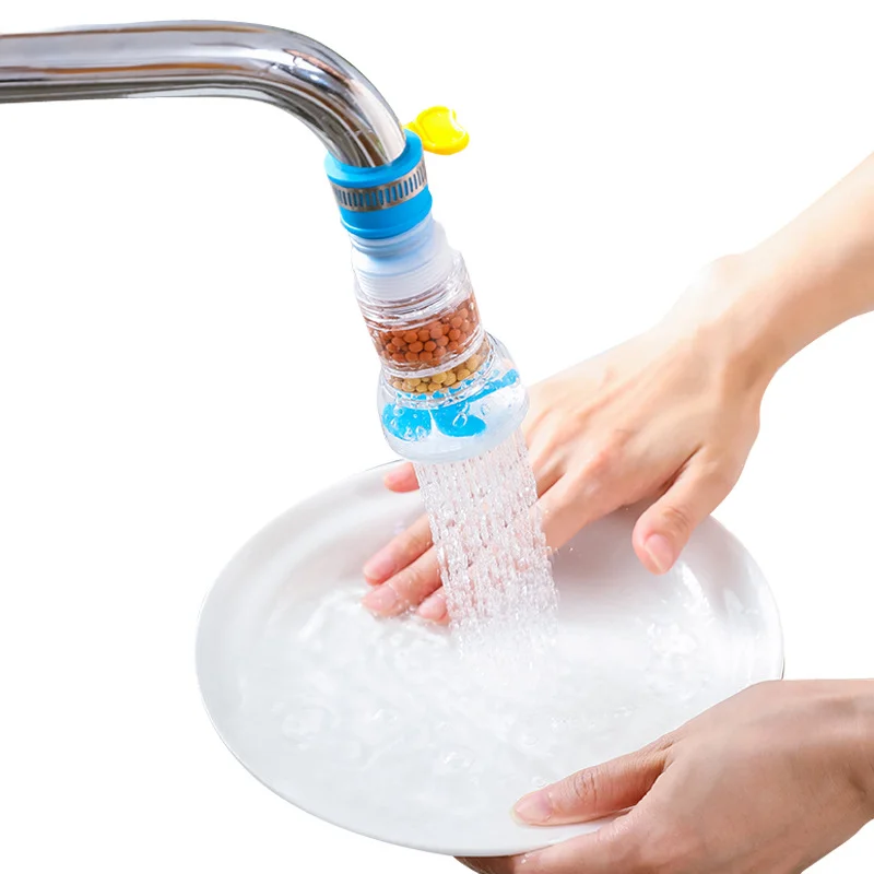 Scalable extended kitchen faucet splash proof filter Maifanshi splash proof device can be rotated