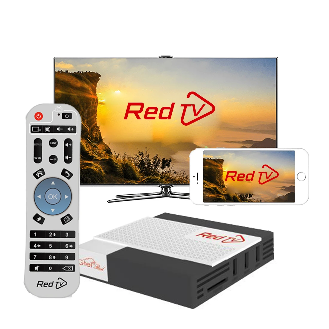 Android Ip Tv Box M3U X stream Strong 4K Smart Media Player 4K 8K Android 12 5G OEM Quad Core 4k iptv free test