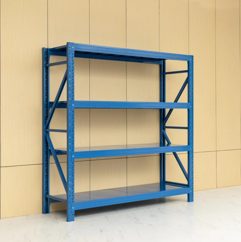 Steel heavy duty 4-Shelf Metal Shelf Storage Racks For Garage Supermarket Shelves Industrial storage rack