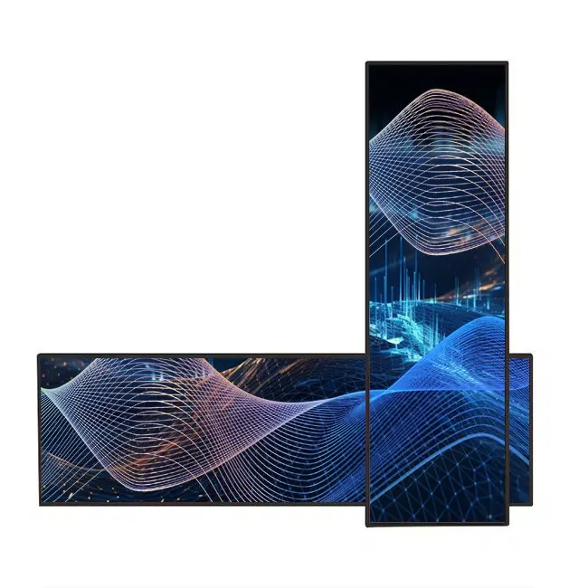 Shelf Edge Ultra Thin Advertising Touch Screen LCD display 12.1inch Indoor Android LCD Transparent Display Digital