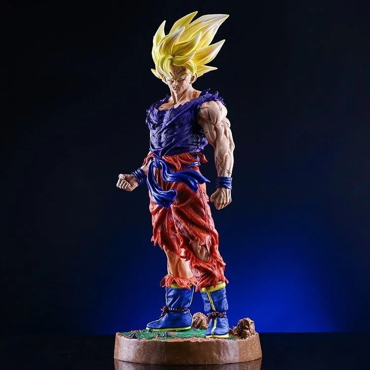 KS 45cm Dragon Balls Goku Super Saiyan Action Figures PVC collectibles Statue Model Anime Figurine Dragon Balls Z Action Figures