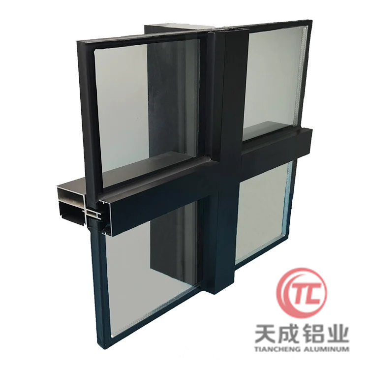 Best Selling 6063-T5 Aluminum Curtain Wall
