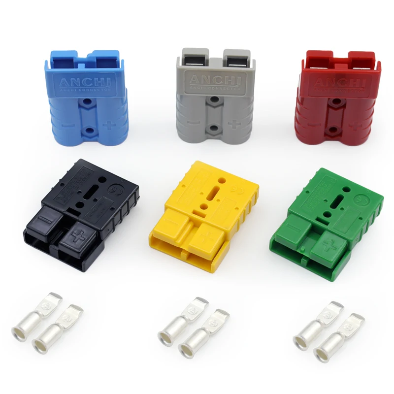 40A/50A/120A/175A/350A 600V Wire Connectors For Anderson Battery Connector Quick Connect/Disconnect Plug For Electrical Devices