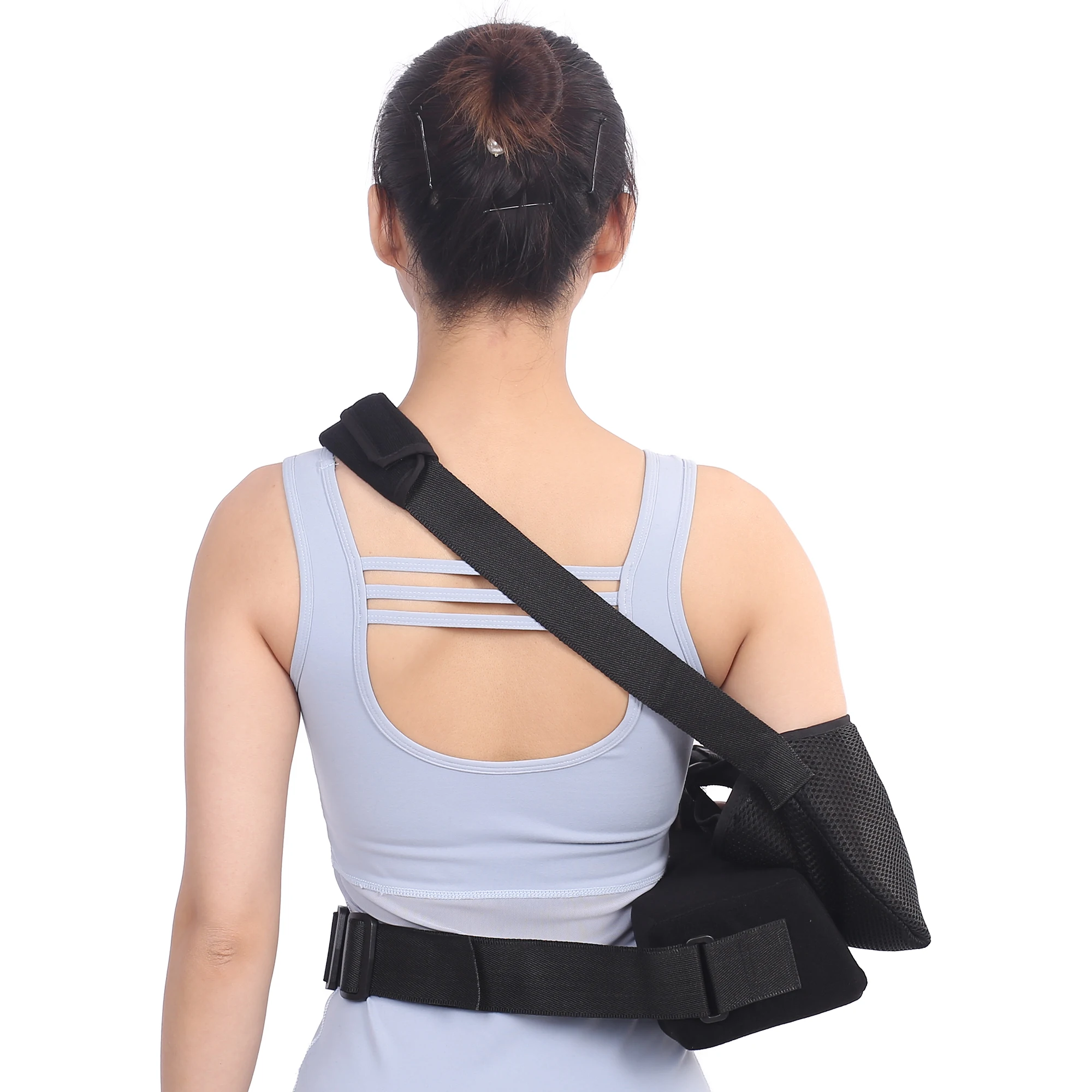 Adjustable Strap Shoulder Immobilizer Arm Sling Medical Rehabilitation Equipment Pain Relief Supports Broken Fractured Sprained