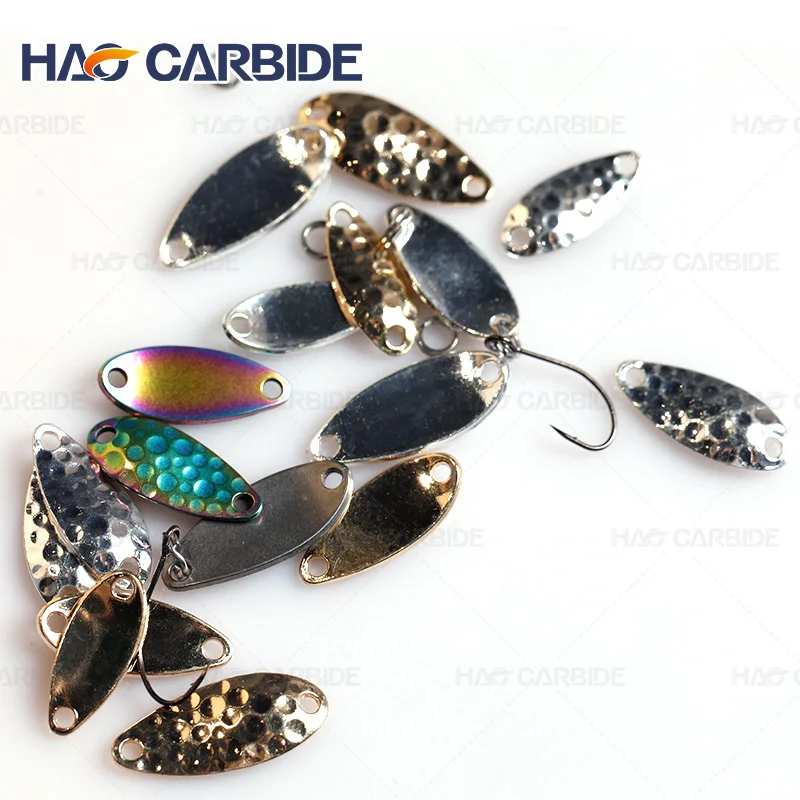 Tungsten Spoon Sequin 1.8g/2.5g/3.5g/5.3g Artificial Bass Hard Sequin Paillette Metal Lures