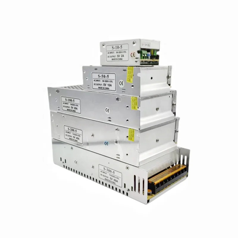 AC 110v 220v постоянного тока до 5v12v 24v 36v 48v DC импульсный источник питания светодиодного табло 1A 1.25A 2A 3.2A 2A 5A 8A 10A 12.5A 15A 20A 25A 30A 33A 40A 50A