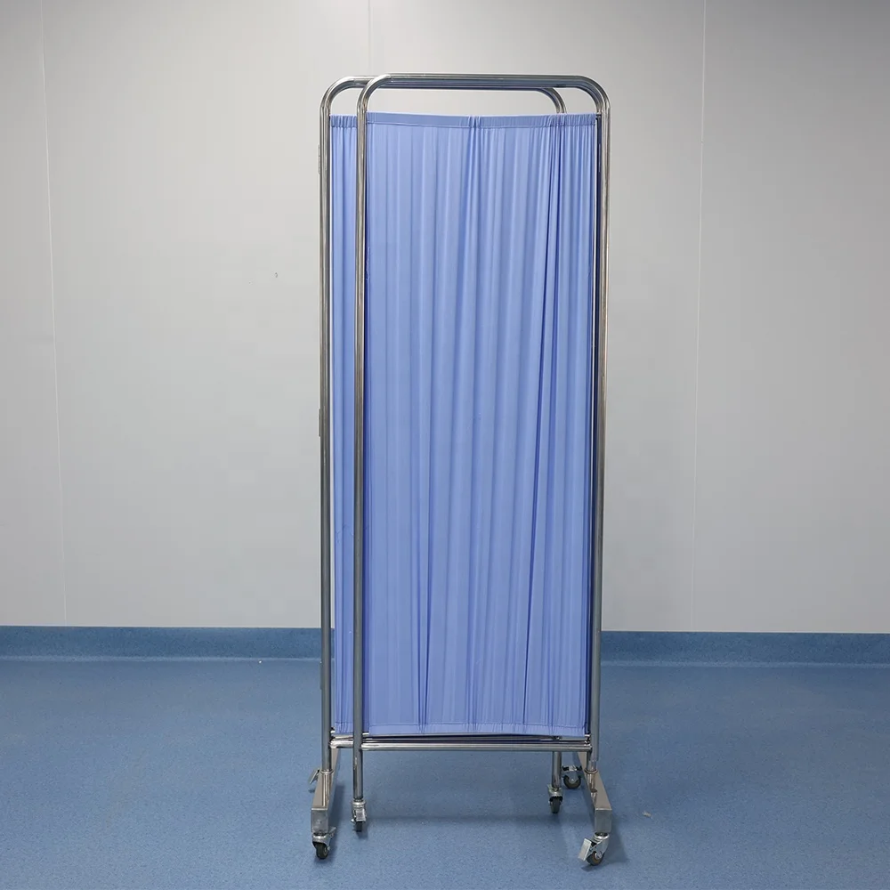 Medical Furniture Hospital Room Folding Screen 3/4/5 Folds Screen Medical Curtain Screen Hospital Bed Curtain