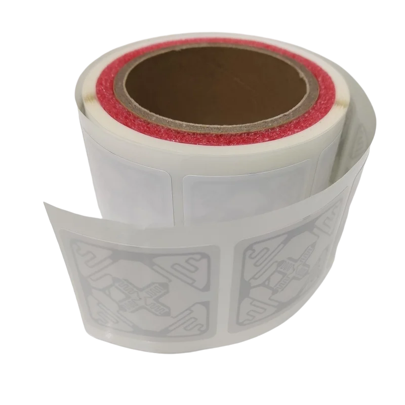 UHF RFID Library Sticker Tag Antenna 50*50mm with NXP Ucode8/9 Chip for Library Management