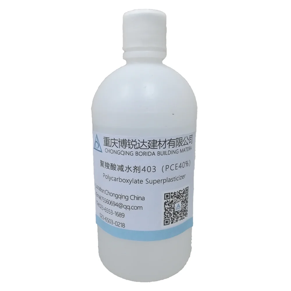 BRD 403 additive to structural curd polycarboxylic acid polycarboxylate superplastic
