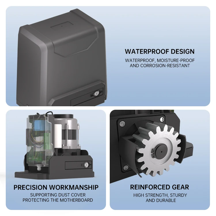 Remotely Remote Control Automatic Electric Sliding Gate Opener Motors For Farm Villa Courtyard