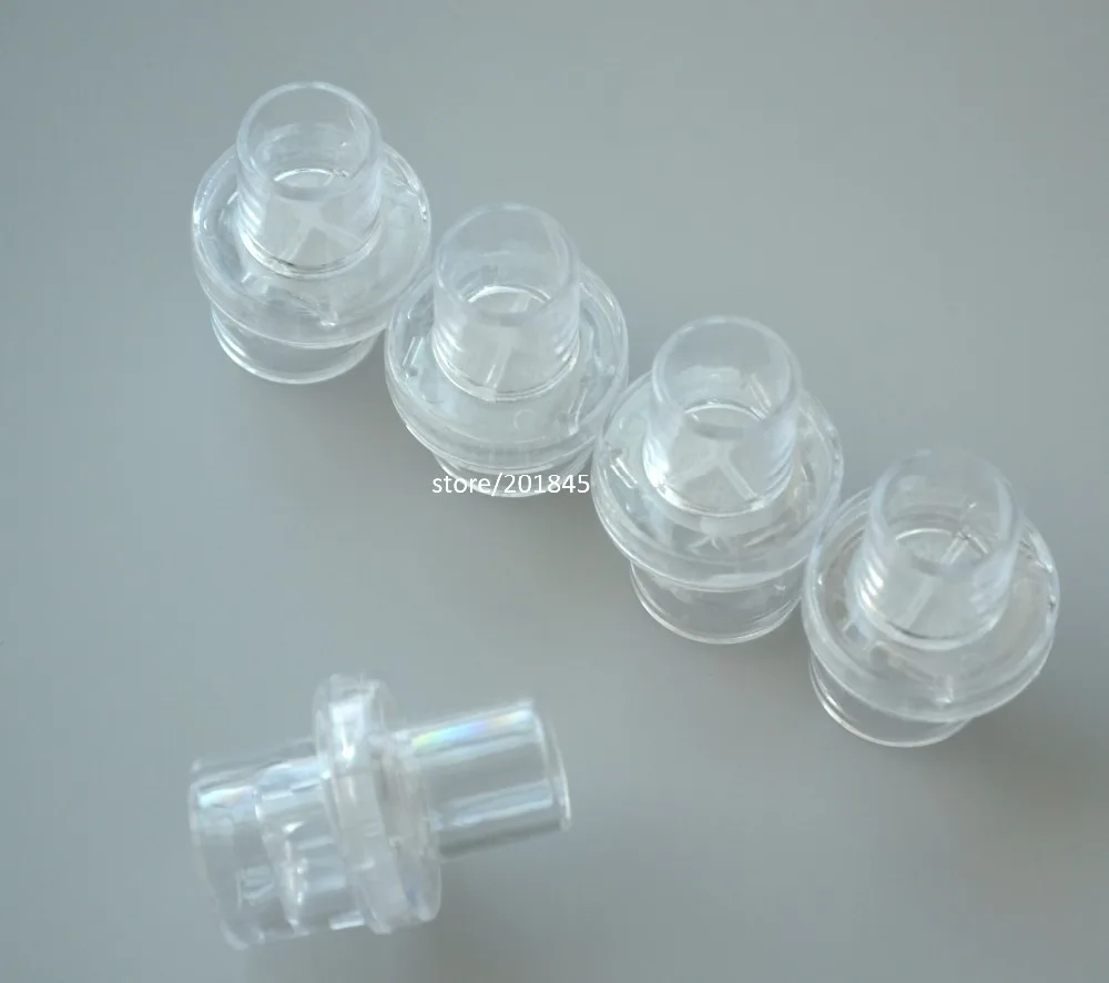 Pocket CPR Oxygen Inlet Accessories Mouthpiece For CPR Resuscitator Mask mouthpiece for CPR One-way Valve AED traini Transparent