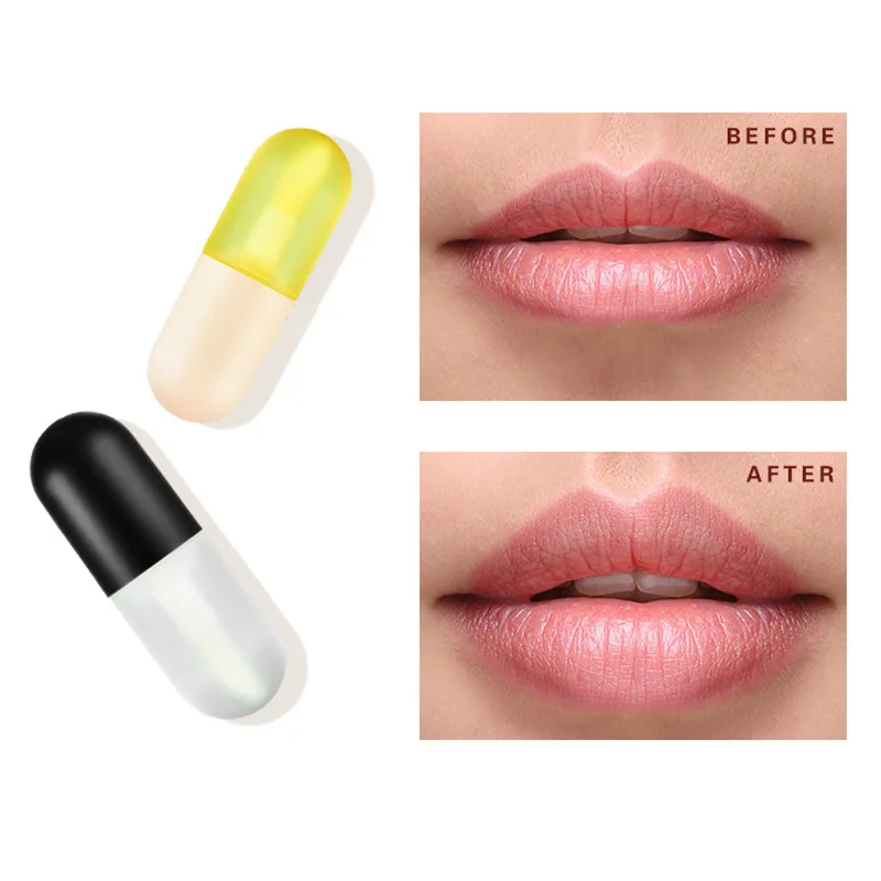 Wholesale Custom Logo Natural Lip Glow Oil Moisturizing and Reduce Fine Lines Day and Night Organic vegan lip plumper set