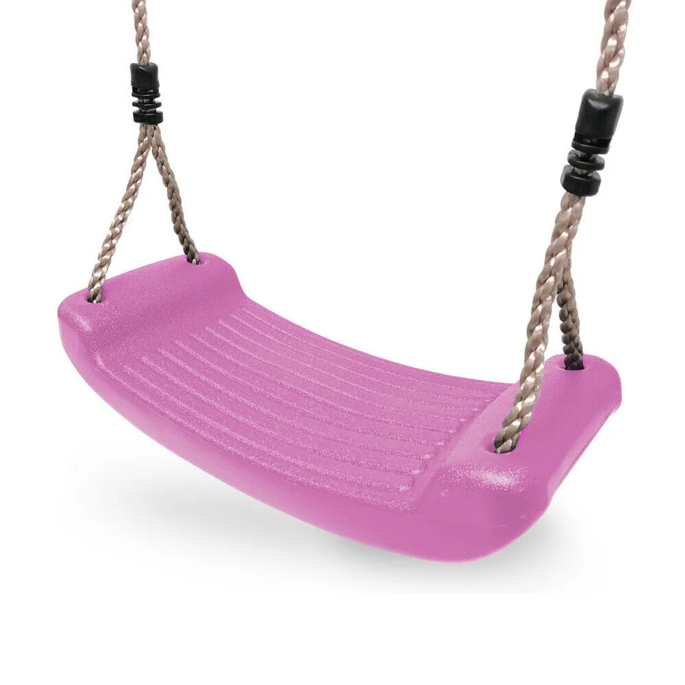 2021 Hot Sale Plastic Indoor Outdoor Garden Colorful Swinging Chairs Seat Kids Single Kids Swing Set