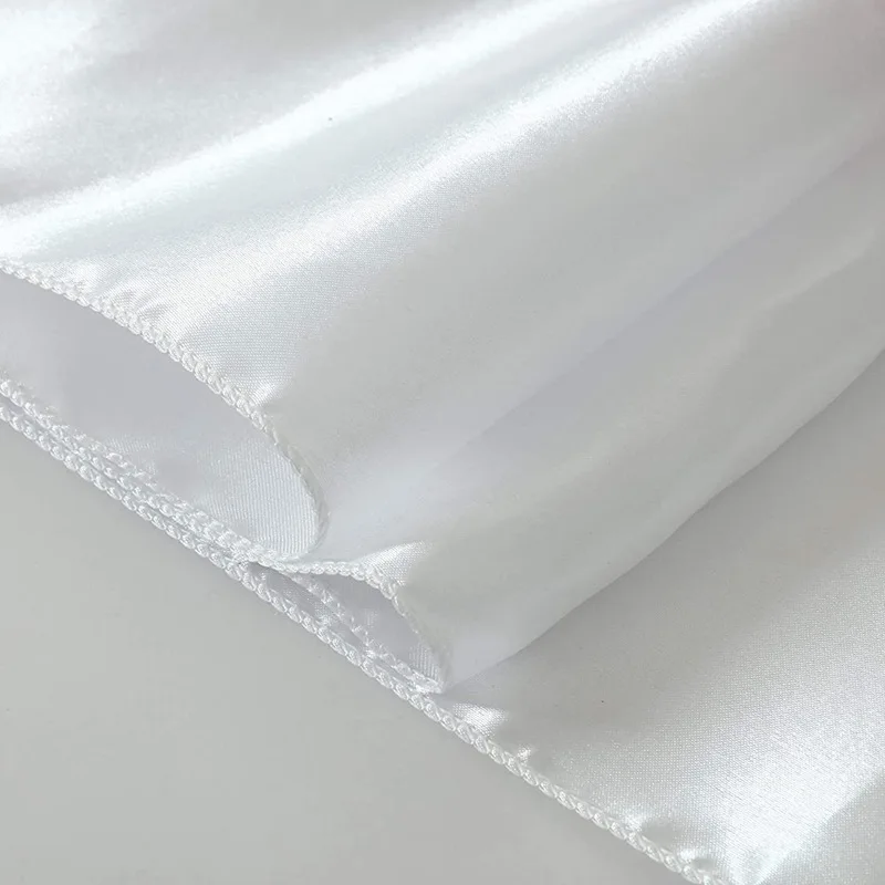 Hot Sale 12X110Inch Satin Table Runner Custom Size Color Silk Gold Table Runner For Wedding Birthday Parties