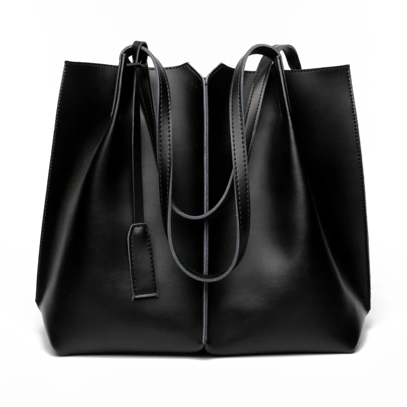 
TS8044 China supplier Guangzhou wholesale factory luxury Genuine Leather Women Casual Shoulder Handbag Travel Tote Bags for Lady 