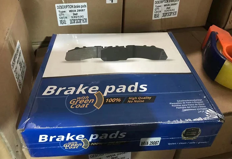 WVA 29087 D1203 Premium Quality Wholesale Heavy Duty Bus Truck Brake Pads With Emark