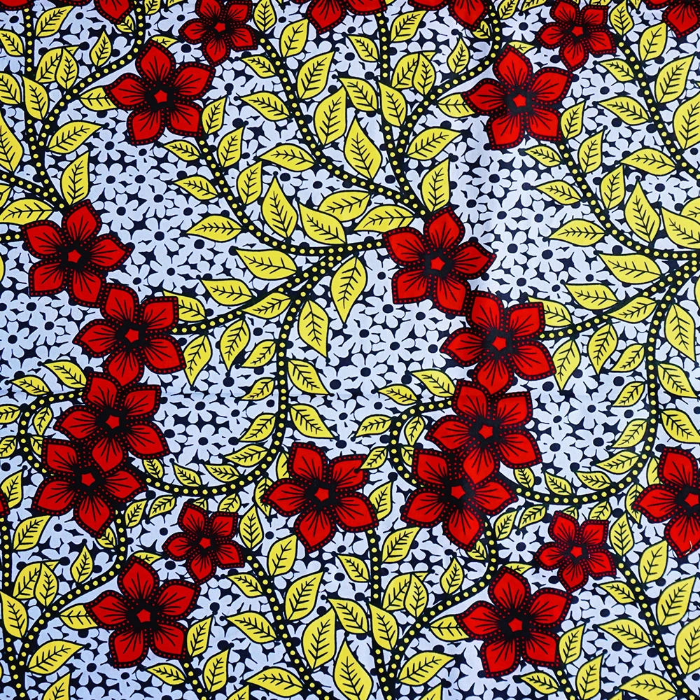 100% Cotton Soft Batik Guaranteed Vertiable Original African Real Wax Fabric Ankara Wax Prints Fabric