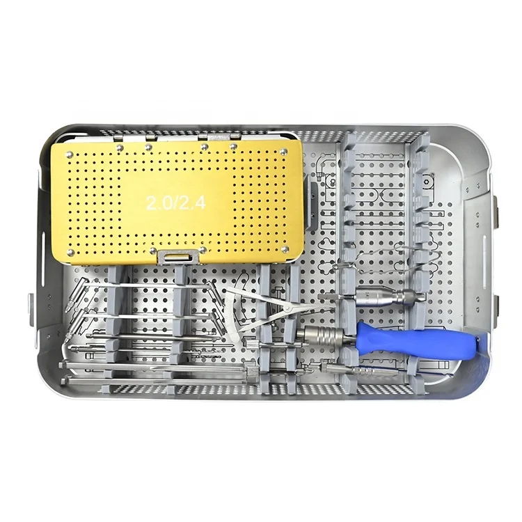 placa AO LC DCP de bloqueo recto placa osea tplo instrumental de ortopedia veterinrio