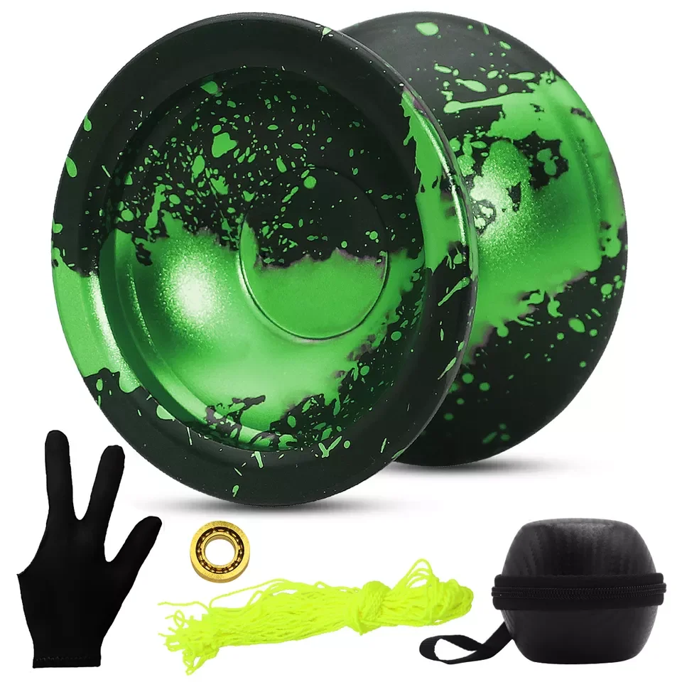 Best quality wholesale mini colourful toys super speed alloy magic yoyo ball for kids