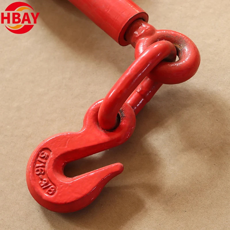 Ratchet Tightener Ratchet Tensioner American Style Tensioner Manual Straight Pipe 3/8-1/2 Tensioner Can Be Equipped with Chain