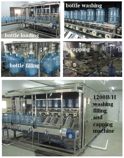 Five gallon full automatic drinking water irrigation screw for drinking water bottled