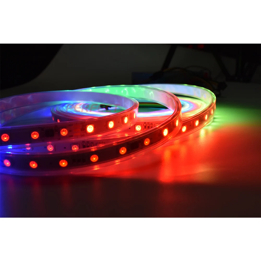 Addressable 60 LEDs/m ws2811 ws2813 smd5050 RGB flex led strip 12V 24V digital rgb LED strip light