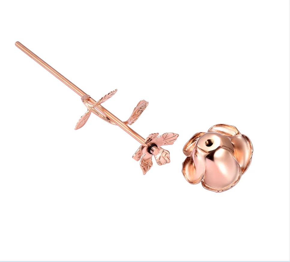 Rose Flower Keepsake Urns - Blue Roses Memorials Keepsake Long-Stem Colorful Rose Flower Cremation Urns - Funeral Urn for Ashes