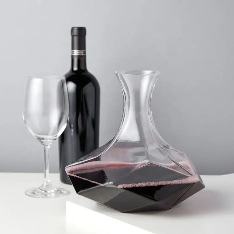 Europe 1500 ml personalized wine decanter lead free red wine carafe glass decanter bottle