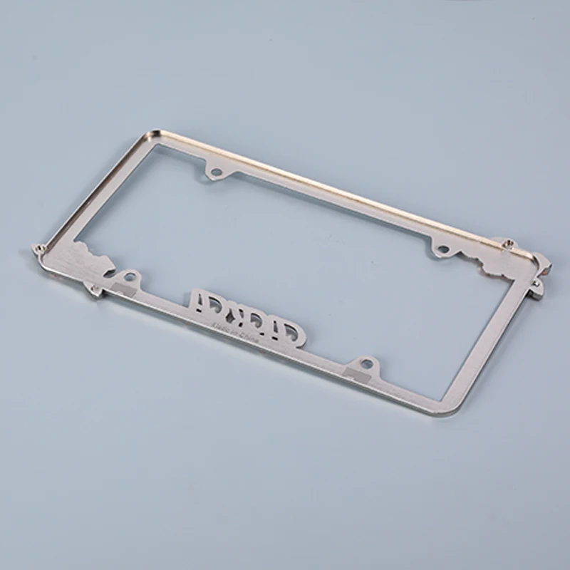 2022 USA High Quality Custom Stainless Steel License Plate Frames Metal Zinc Car License Plates Frame