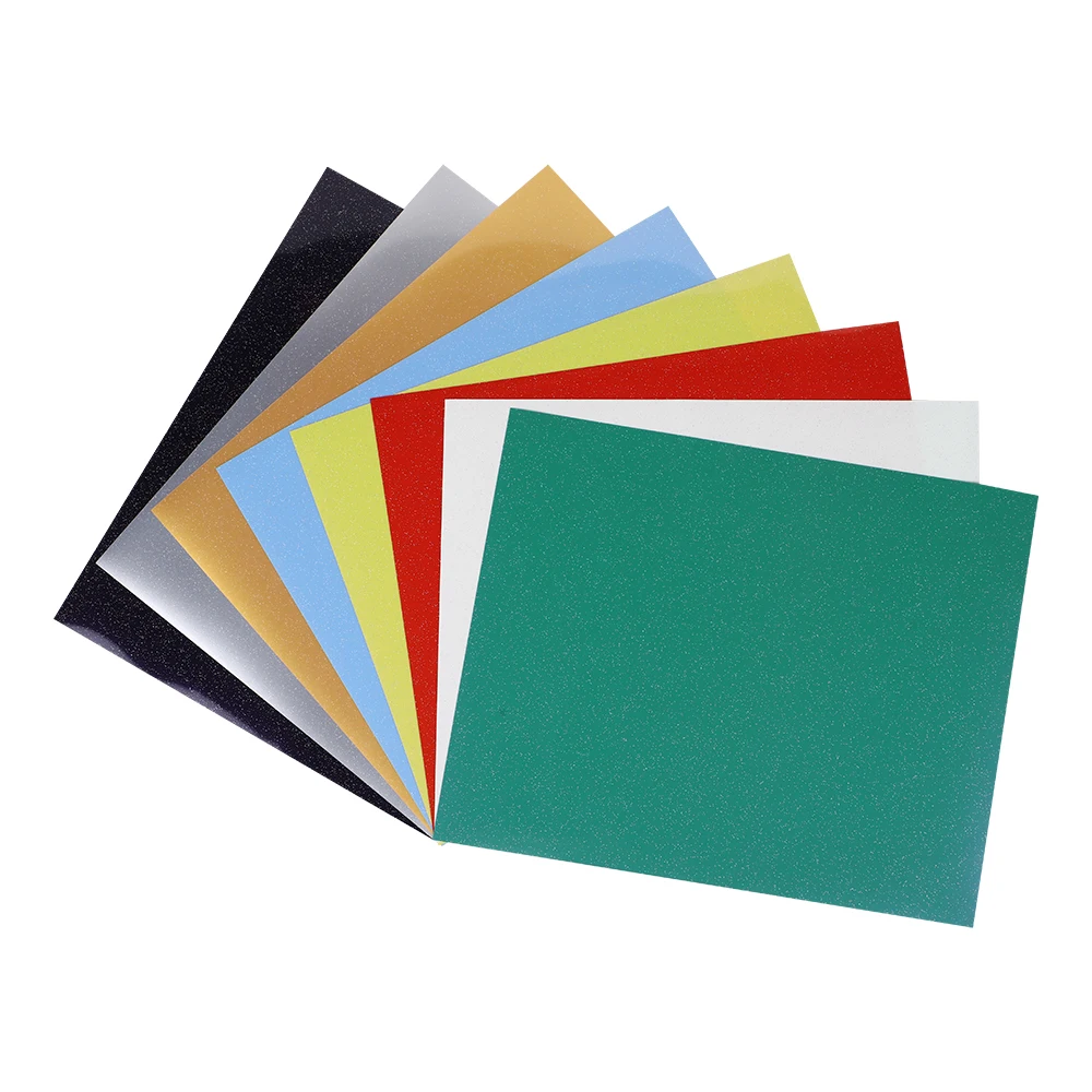 Hot Sale Fashion starlight sparkle glitter Heat transfer vinyl PU Flex New Product Iron on Film  For Clothing Fabric