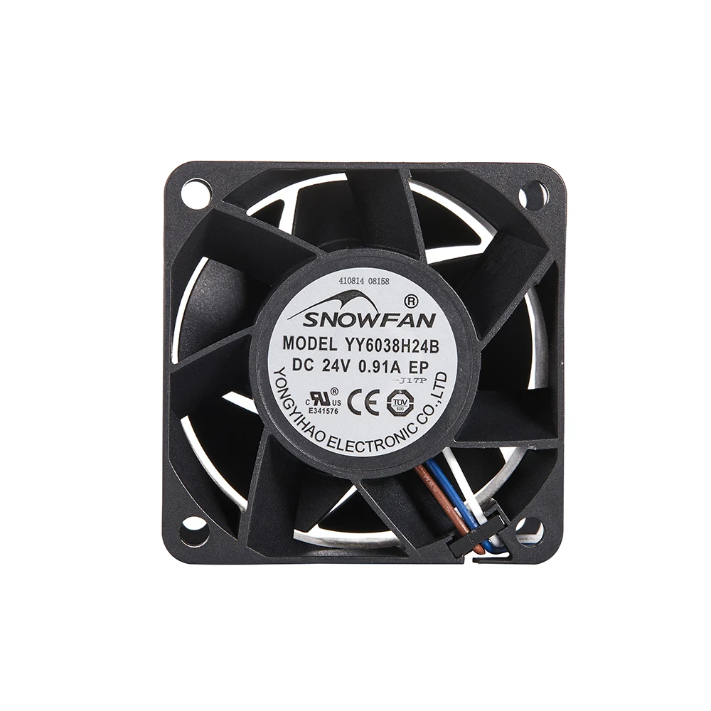 Hot Selling 6038-2 60Mm 12 Volt Brushless Waterproof Ventilation Dc Cooling Fan
