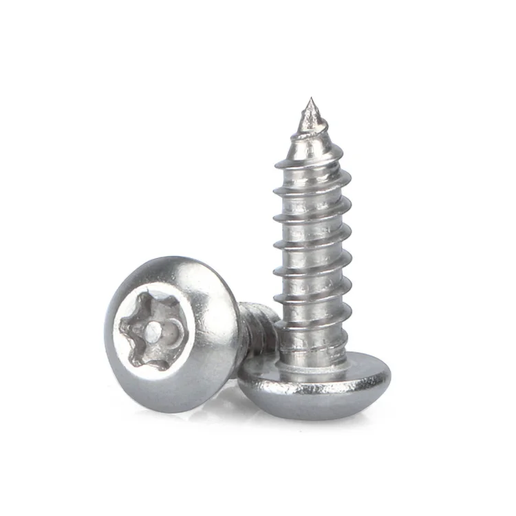 Hot Sale Head T15 Torx Screws Round Head Security Wood Chipboard Screw with ribs for Use With Torx wrench and Anti Theft Bolt