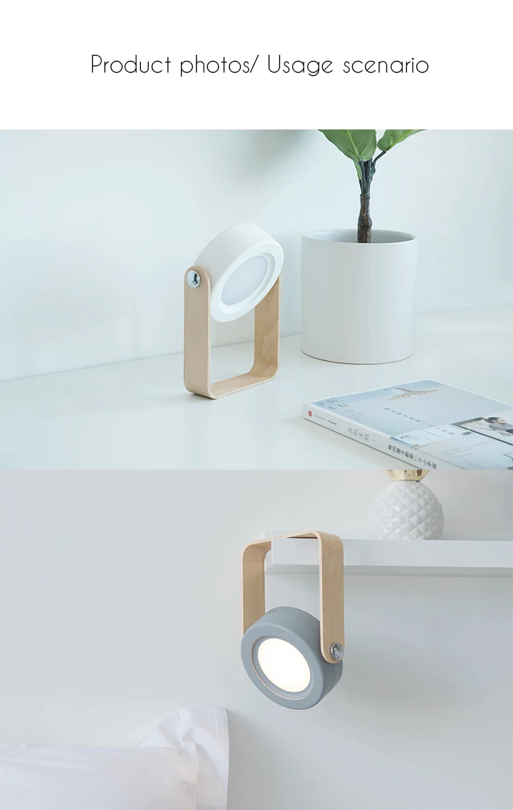 BEST SELLER LED Atmosphere Light Small Living Room Modern Rechargeable Lithium Battery ABS Touch Sensor Lantern Light 5v