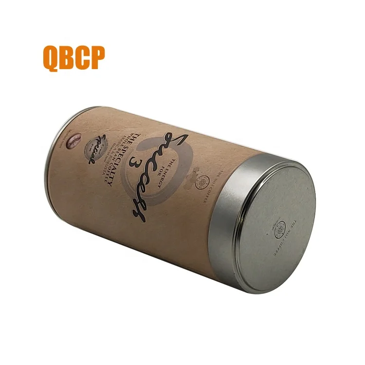 
custom coffee bean tin can with degassing valve 