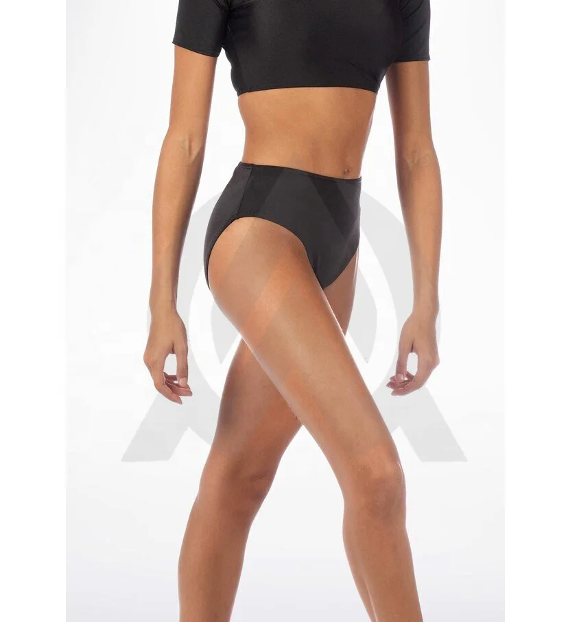 Women Low Waist Elastic Waistband Dance Booty Shorts Girls Shiny Stage Performance Shorts Ballet Shiny Dance Shorts