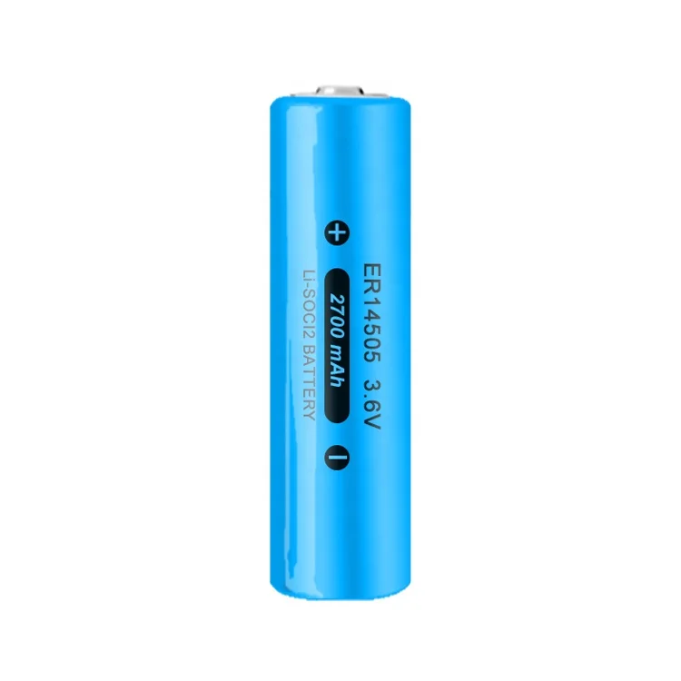
Factory supply 2700mah lisocl2 pilas 3.6v lithium battery aa er14505 
