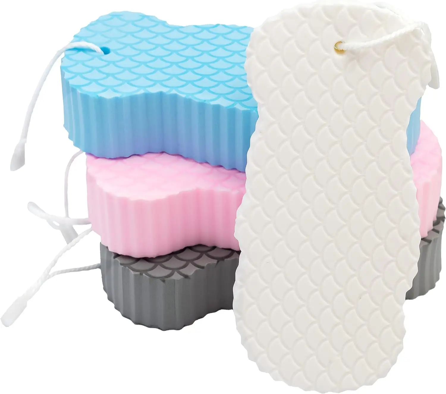 Factory Wholesale Ultra Soft Baby Body Scrubber Exfoliating Bath Remover Spa Body Sponge