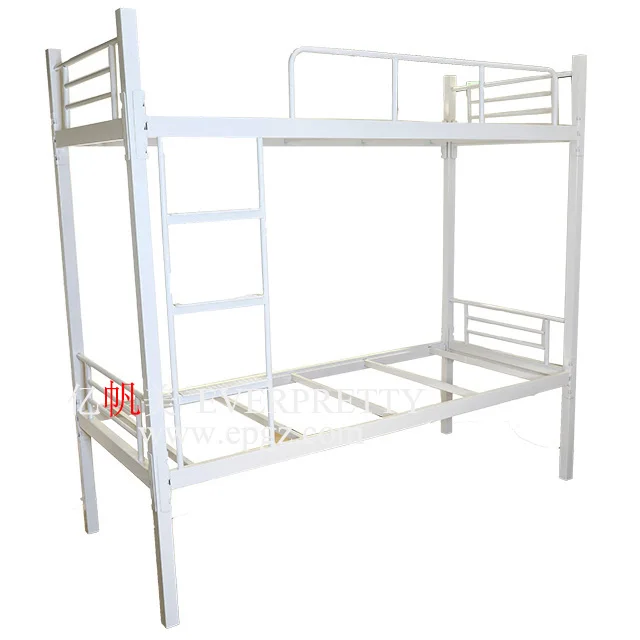 Steel Pipe Durable College Student Dormitory Iron Bunk Bed Double Layer Bed