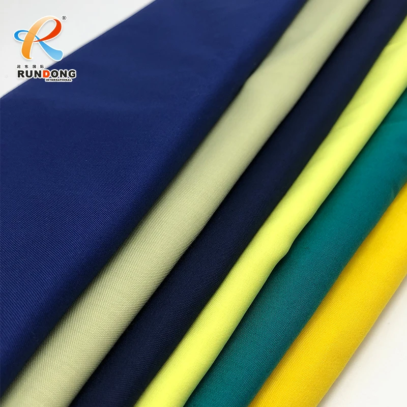 Rundong warehouse comfortable 98% cotton 2% spandex  woven twill fabrics Stocks cargo pants uniform workwear