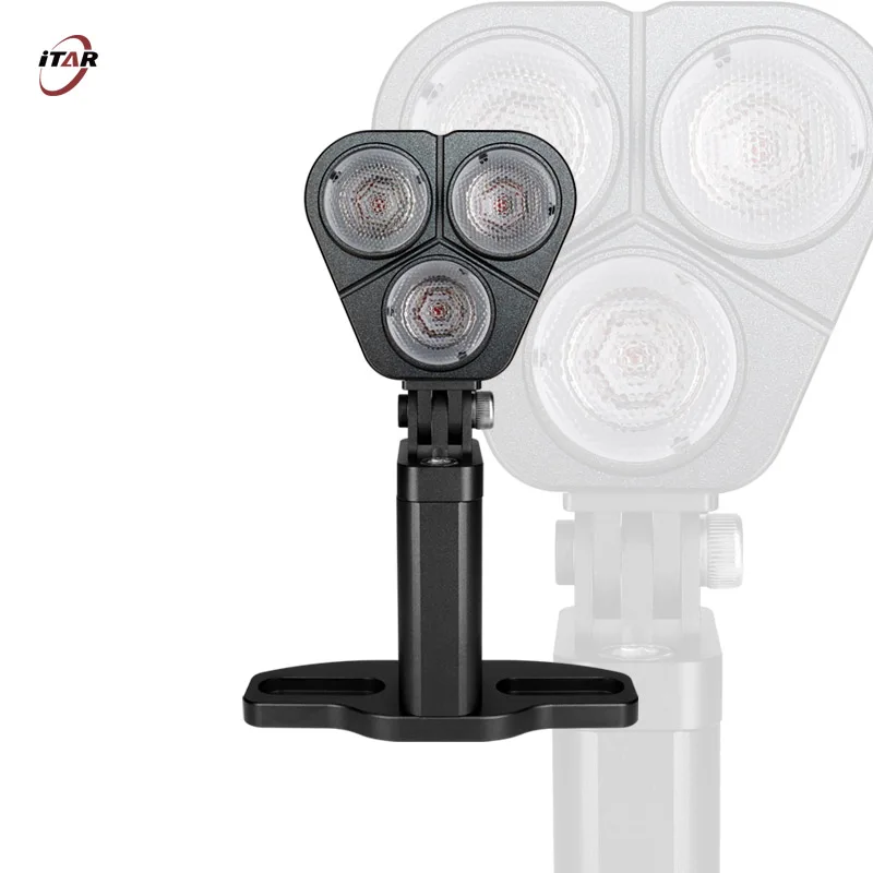 Custom aluminum E-skateboard CREE XHP50.2 5000 lumen white front headlight 600 lumen CREE XP-E2 red rear 12V~60V Combo Lights