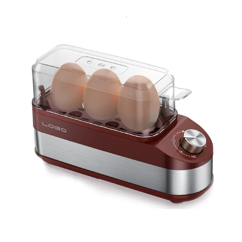 Direct factory  3 Eggs Capacity Boiled Egg Cooker for Breakfast Household Electric Steamer easy operation Egg Boilers
