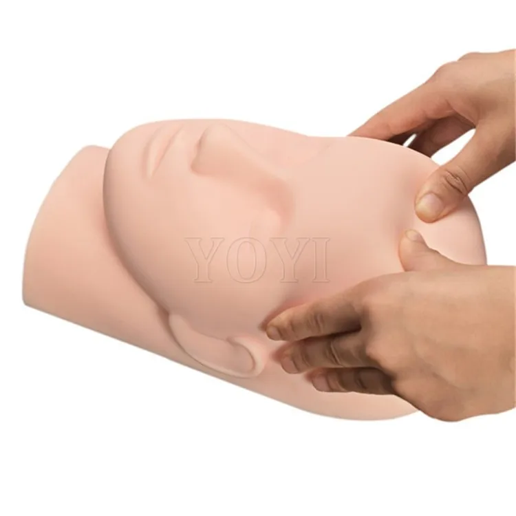 Wholesale Tattoo Practice Skin Realistic Mannequin Head Practice Training Head For Lash Extension