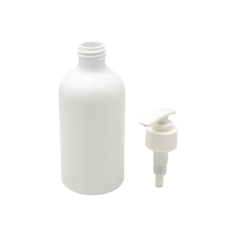 Factory Eco Friendly Round Pet White 350Ml Body Lotion Bottle Plastic Bottle