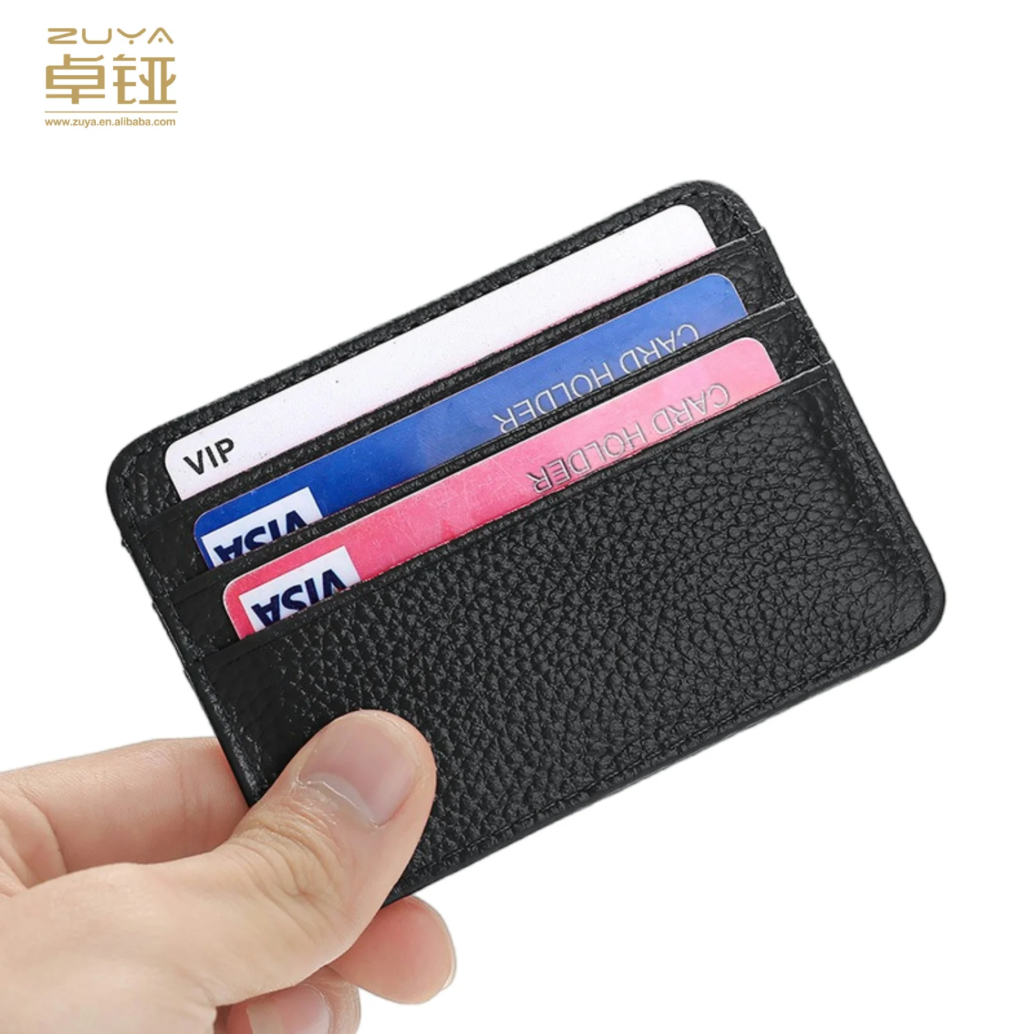 Hotel Carte Key Wallet Credito Designer Smart Visiting Id Slim Porta Holder Leather Badge Di Men Card Holders